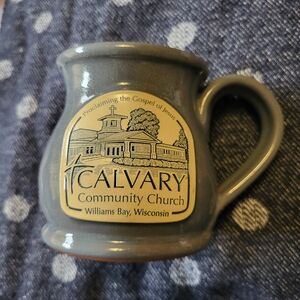 Calvary Community Church Mug (Williams Bay, WI.) by Deneen Pottery